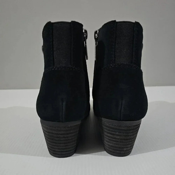 NEW Blondo Vivian Ankle Bootie Womens 6.5 Black Suede Waterproof Western Casual - Picture 7 of 13